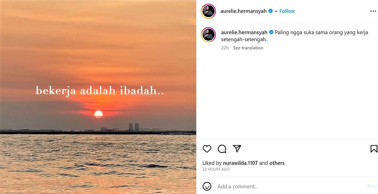 Instagram/aurelie.hermansyah Instagram/aurelie.hermansyah