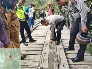 Pelajar di Samosir Jatuh dari Motor ke Sungai saat Lewati Jembatan