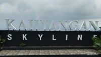 Kahyangan Skyline, objek wisata dataran tinggi di Kota Wonosobo, Jawa Tengah.