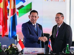 Kapolri Serahkan Keketuaan AMMTC ke Laos: RI Siap Mendukung