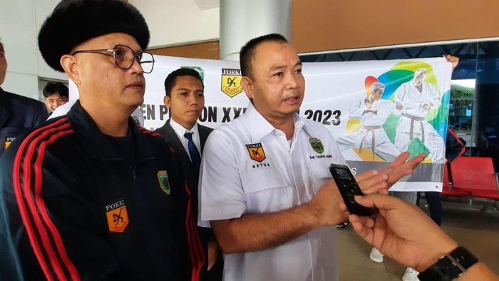 Ketua Umum FORKI Sumsel Taufik Husni (Candra Setia Budi/detikSumbagsel)