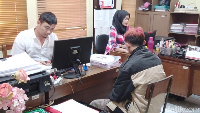 Korban TPPO asal Purworejo diperiksa di Polsek Kota Purworejo, Selasa (22/8/2023).