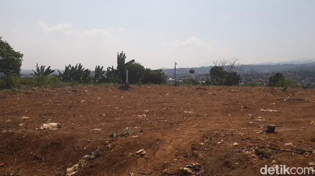 Lahan pembangunan TPST Cicabe di lahan bekas TPA Cicabe.