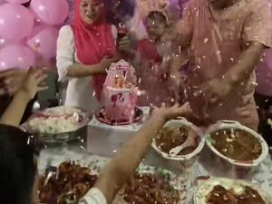 Pesta Ultah Viral Bikin Emosi, Makanan Tak Bisa Disantap Kena Plastik Konfeti