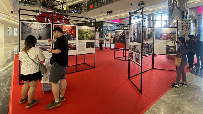 Meriahkan HUT RI ke-78, Populi Indonesia Maju (IPOP) dan Pewarta Foto Istana menggelar pameran bertajuk, 