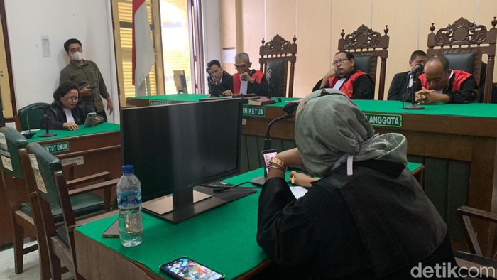 Pembacaan vonis Thomson di PN Medan (Radja Sinaga/detikSumut)