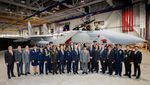 Potret Menhan Naik Jet Tempur Boeing Berstiker Prabowo Subianto