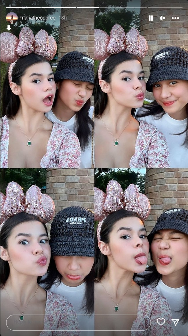 Begini potret kedekatan pengantin baru tersebut dengan salah satu sahabat yang jadi bridesmaid-nya, aktris Maria Theodore. Foto: Instagram