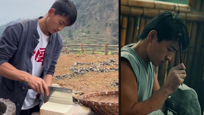Pria Tampan Ini Viral Karena Sering Masak di Alam Terbuka