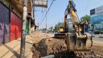Trotoar di Jalan HOS Cokroaminoto Kota Tangerang Direvitalisasi