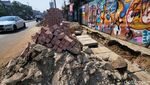 Trotoar di Jalan HOS Cokroaminoto Kota Tangerang Direvitalisasi