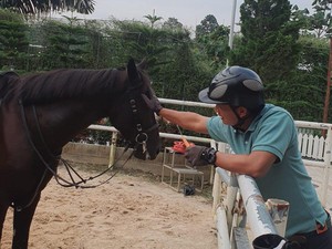 Hobi Berkuda, Pria Ini Dirikan Istana Stable di Majalengka