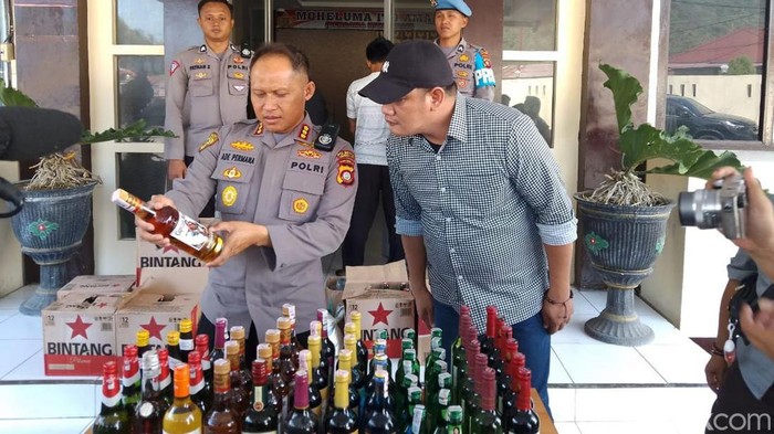 Rilis Operasi Pekat Otahana di Polresta Gorontalo.