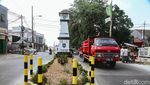 Tugu Gong Si Bolong Depok Kini Tak Halangi Perempatan Jalan