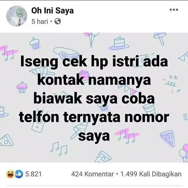 Konon katanya, walaupun jokes bapak-bapak suka garing, bercandaannya tetap bikin kangen dan senyum-senyum sendiri.