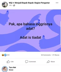 Konon katanya, walaupun jokes bapak-bapak suka garing, bercandaannya tetap bikin kangen dan senyum-senyum sendiri.