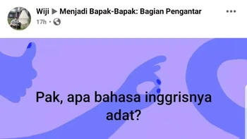 Adat is tiadat. Foto: Twitter/saranghaeshopii