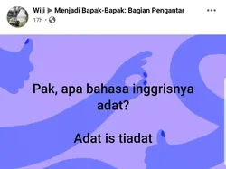 10 Jokes Bapak-bapak yang Garing Tapi Bikin Nyengir