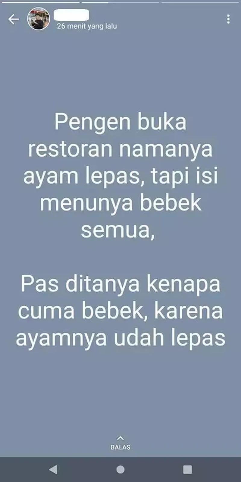 Konon katanya, walaupun jokes bapak-bapak suka garing, bercandaannya tetap bikin kangen dan senyum-senyum sendiri.