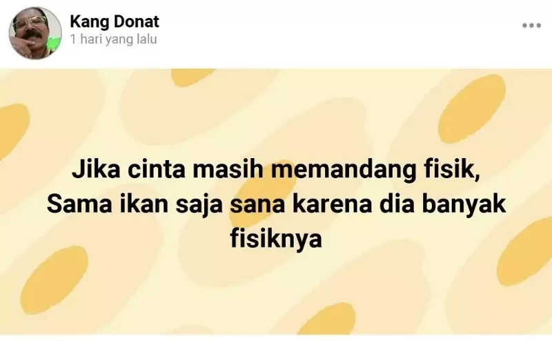 Konon katanya, walaupun jokes bapak-bapak suka garing, bercandaannya tetap bikin kangen dan senyum-senyum sendiri.