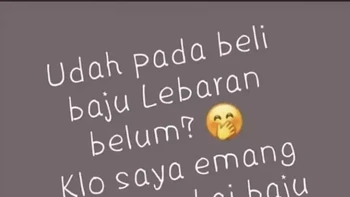 Setiap hari pakai baju lebaran. Foto: Twitter/saranghaeshopii