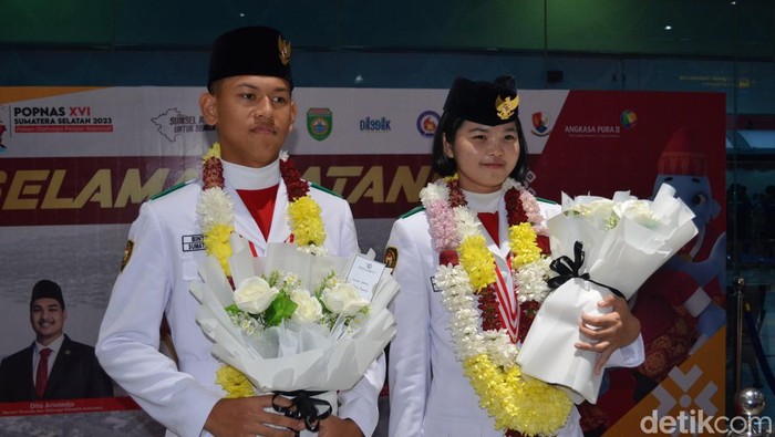 Bintang Wirasatya RA dan Keyla Azzara Purnama (Candra Setia Budi/detikSumbagsel)