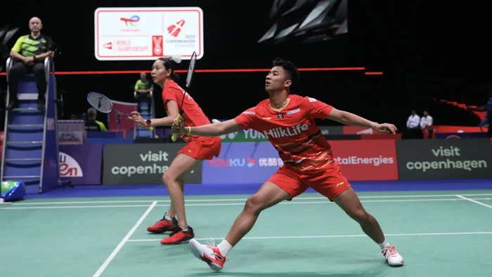 Dejan Ferdinansyah/Gloria Emanuelle Widjaja di BWF World Championships 2023