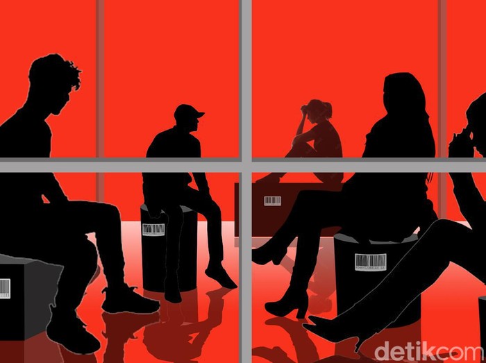 Ilustrasi kasus perdagangan orang.