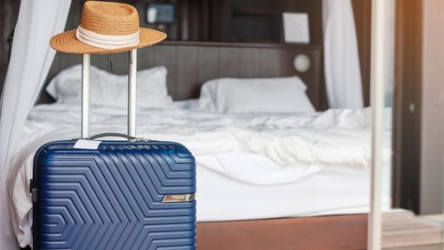 ilustrasi staycation.