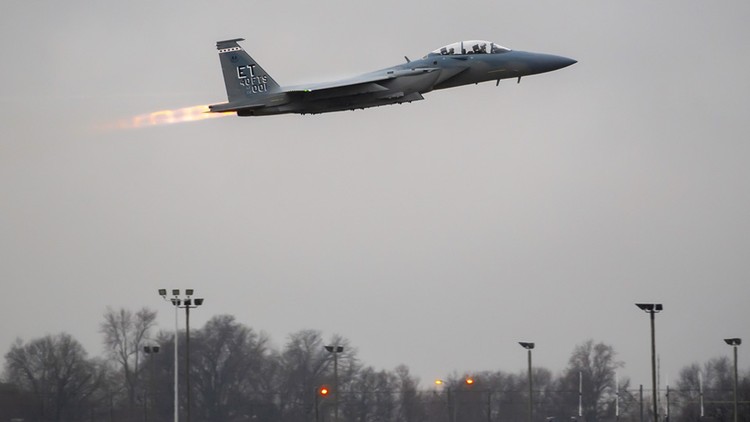 Jet tempur F-15EX Boeing Jet tempur F-15EX Boeing