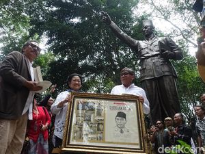 Curhat Megawati Kecewa Patung Bung Karno di Lemhannas Berukuran Kecil