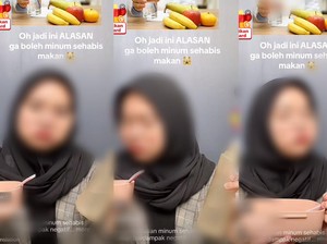 Dokter Jelaskan Efek Sebenarnya dari Minum Air Setelah Makan, Malah Bermanfaat