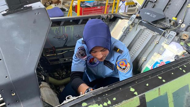 Letda Tek Silvia Octa (Wildan/detikcom)