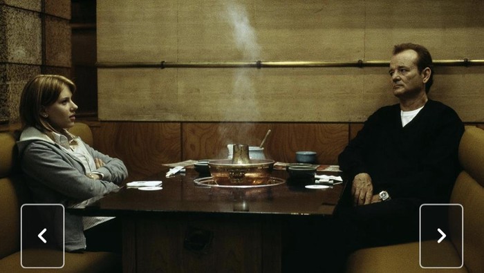 Cuplikan adegan di film Lost In Translation (2003).