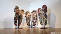 Museum ini memamerkan karya seni moderen dan kontemporer yang selalu diganti 2-3 kali dalam setahun. Foto: Chelsea Olivia/detikcom