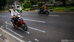 Nggak Kapok, Pemotor Tetap Lawan Arah di TKP Laka Lenteng Agung