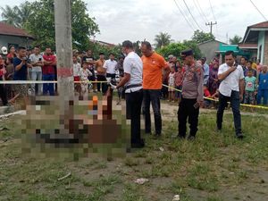 Maling Motor di Deli Serdang Tewas Usai Dihajar-Diikat di Tiang Listrik