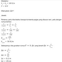 Hukum Hooke Tentang Elastisitas: Bunyi, Rumus, Dan Contohnya