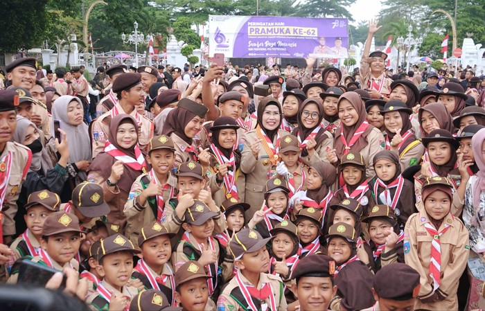 Pemkab Serang Kukuhkan Pramuka Garuda