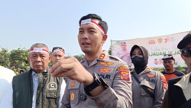 Polisi tanam ribuan pohon di lahan tidur di Kabupaten Bogor
