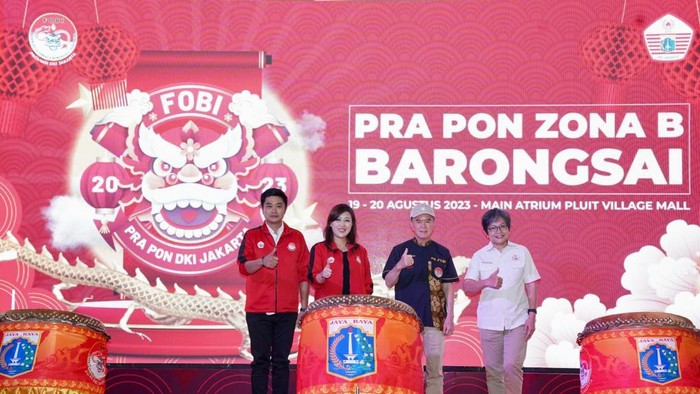 Pra PON 2024 Barongsai yang diadakan FOBI DKI Jakarta
