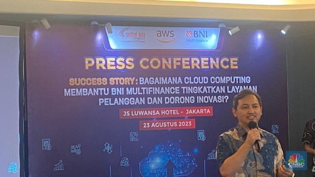President Director Central Data Technology, Lugas Mondo Satrio  (CNBC Indonesia/Novina)