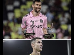 Baik Messi maupun Ronaldo sejatinya masih tetap unjuk gigi di tengah usia mereka yang tak lagi muda. Fans bola diminta fokus pada aspek ini tanpa berlebihan saling beradu banter. Foto: dok. Internet/Twitter