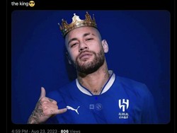 Nih salah satu bintang baru yang baru mendarat di Arab. Ada Neymar, mantan rekan setim Messi di Barcelona dan PSG. Foto: dok. Internet/Twitter