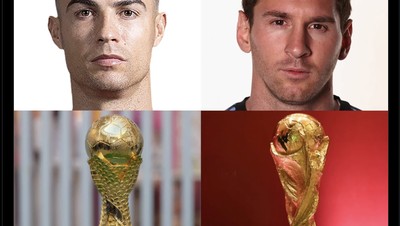 Meme Menikmati Rivalitas 2 GOAT, Ronaldo Vs Messi