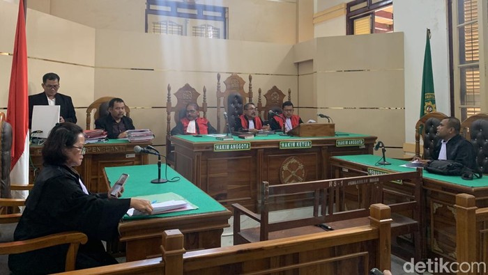 Sidang tuntutan anggota DPRD Tanjungbalai Mukmin Mulyadi di PN Medan (Radja Sinaga/detikSumut)