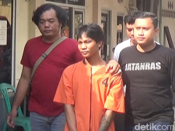 Tampang Unyil pembegal motor temannya sendiri di Palembang
