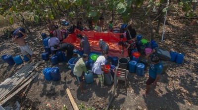 Antusias Warga Boyolali Dapat Air Bersih saat Kemarau