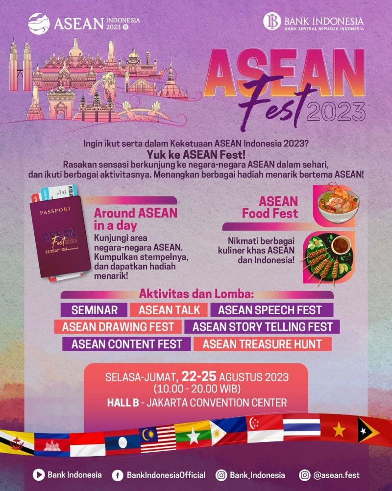ASEAN Fest 2023 di Jakarta