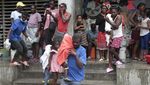 Derita Pengungsi Haiti Dihantam Badai Franklin